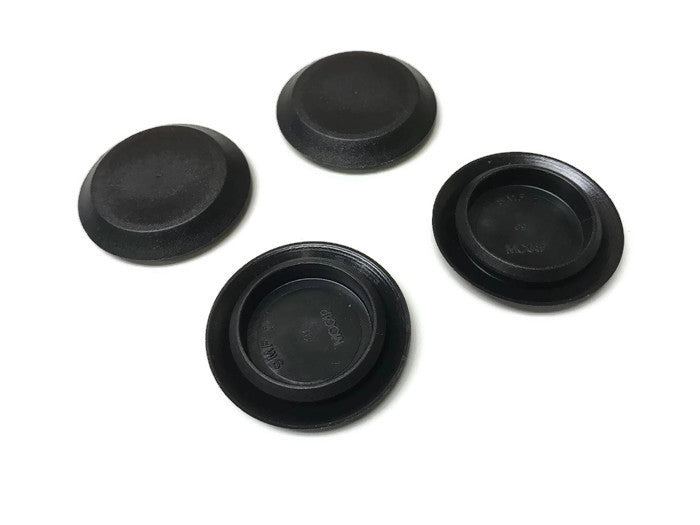 DURAFORCE 1 Inch Plastic Snap In Flush Mount Hole Plug for Sheet Metal Fit Fender (4)