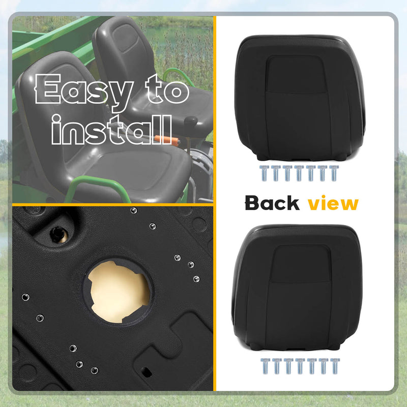 Black Seat for John Deere Gator 4X2 HPX 4X4 HPX Trail HPX Series 1PC