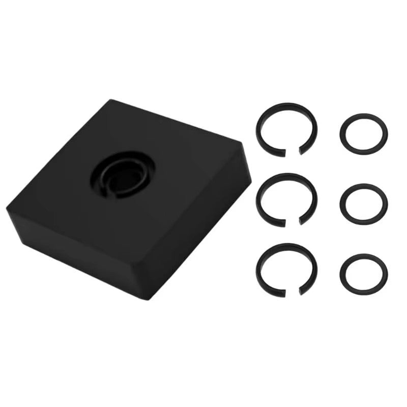 3 Sets 3/8" Impact Wrench Retaining Ring Clip with O-Ring for Milwaukee Type