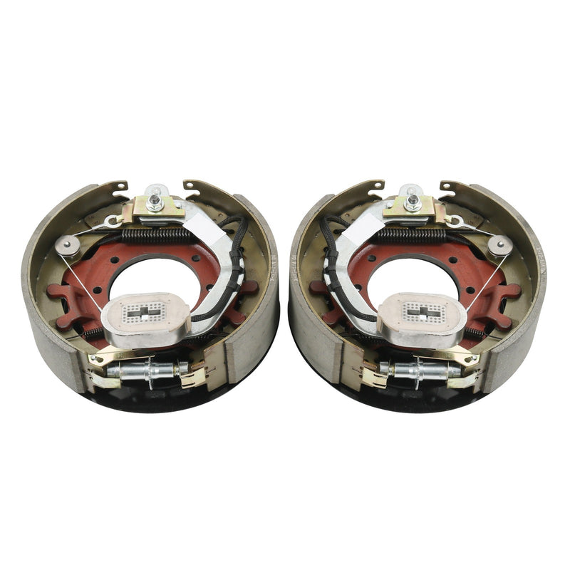 Electric Trailer Brake Assembly Pair for 10K lbs Axle 12-1/4"x3-3/8" Shields