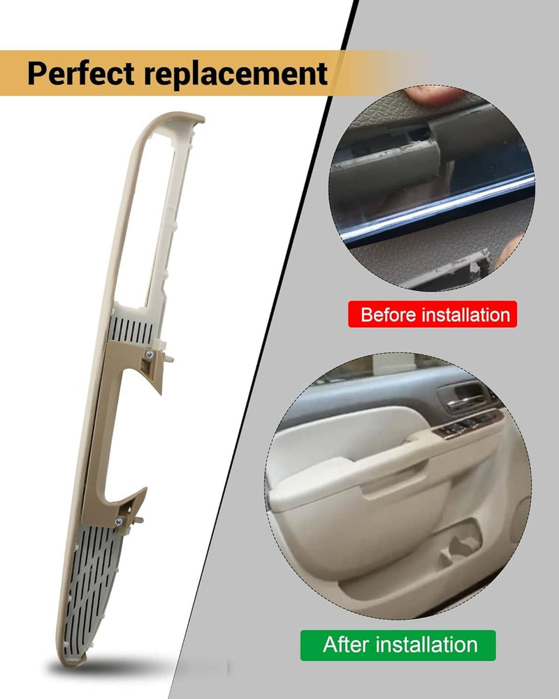Front Driver Side Door Armrest Repair Beige 80995 for 2010-14 Tahoe Silverado