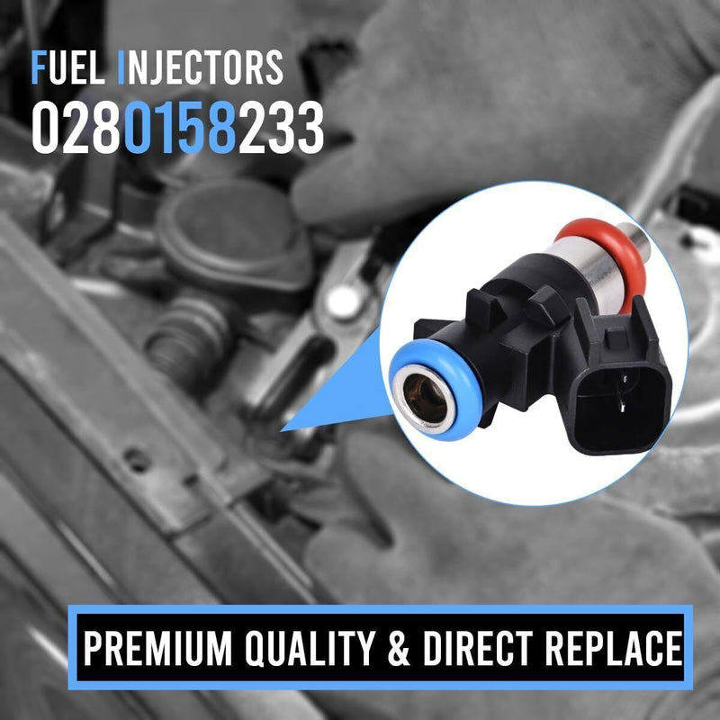 0280158233 Fuel Injectors for Chrysler Dodge Ram Jeep 3.6L V6 6Pcs