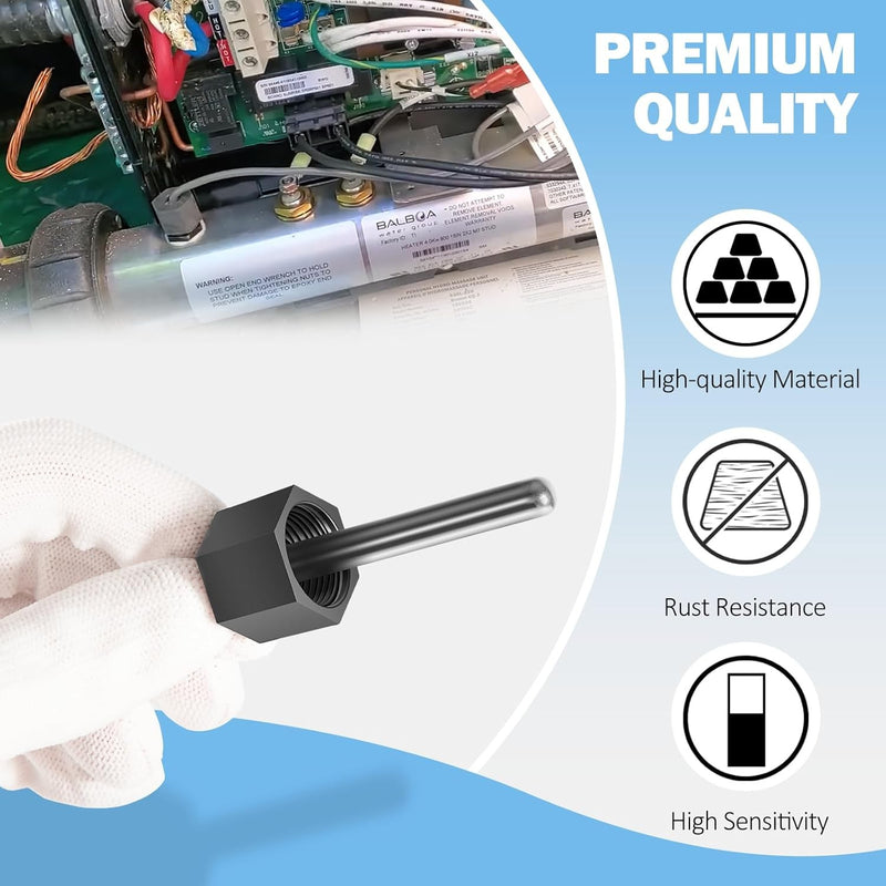30344 30042 30382 Temp/Hi Limit Sensor 1/4" 2-Pin for Balboa M7 2-Pack