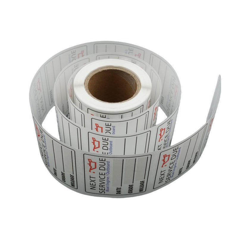 Oil Change Stickers Next Service Due Reminder Sticker Roll Window Decals 200 Pcs