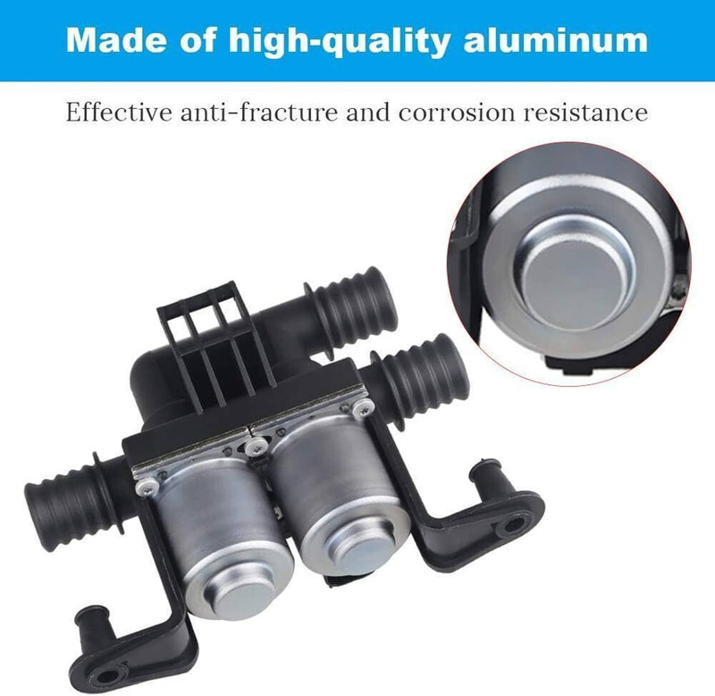 64116910544 Heater Control Water Valve for BMW X5 X6 E53 E70 E71 2003-2017 Black