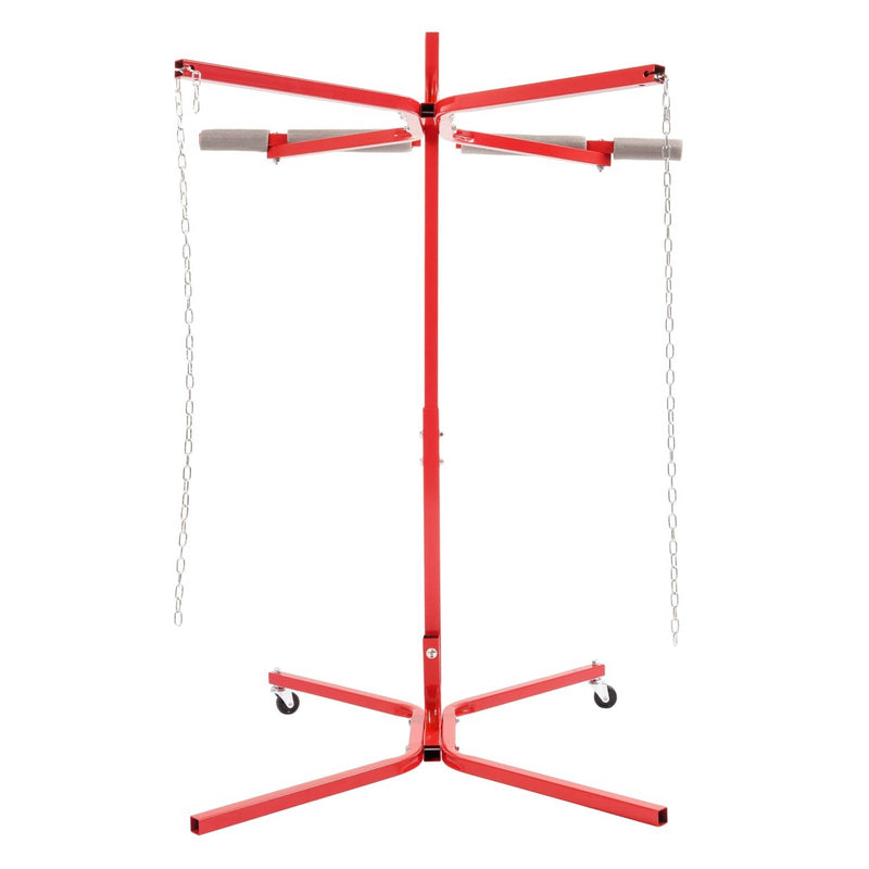 DURAFORCE 50 Inch Bumper Tree Auto Body Door Fender Panel Paint Rack Adjustable Work Stand