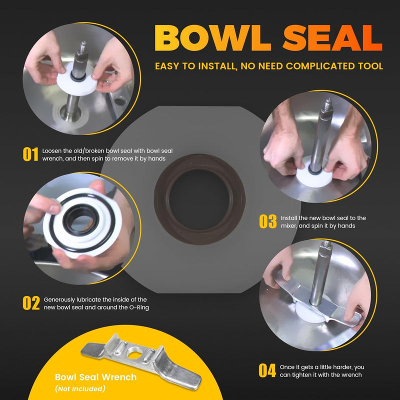 VCM 44 40 25 Bowl Seal Low Profile Cutter Mixer Bowl Seal Replacement