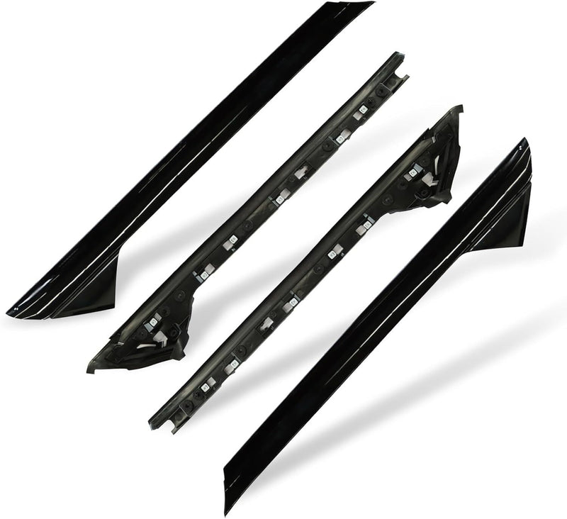 Windshield A-Pillar Molding Trim Pair for Ford Explorer 2011-2019 Left Right