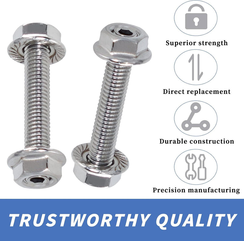 Exhaust Manifold Stud Nuts Kit for Ford 4.6 5.4 Liter V8 16Pcs