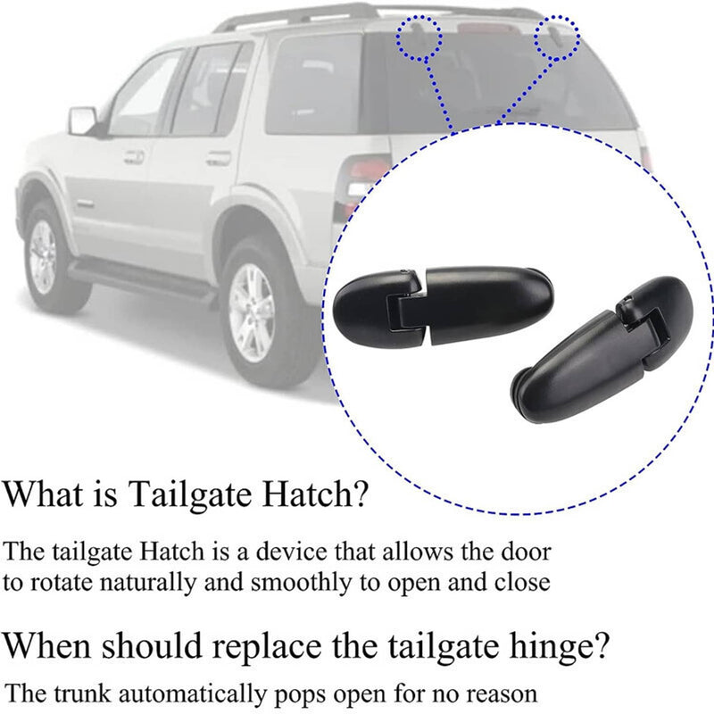 2Pcs Rear Back Door Tail Gate Glass Window Hatch Hinge for Ford Explorer Sport