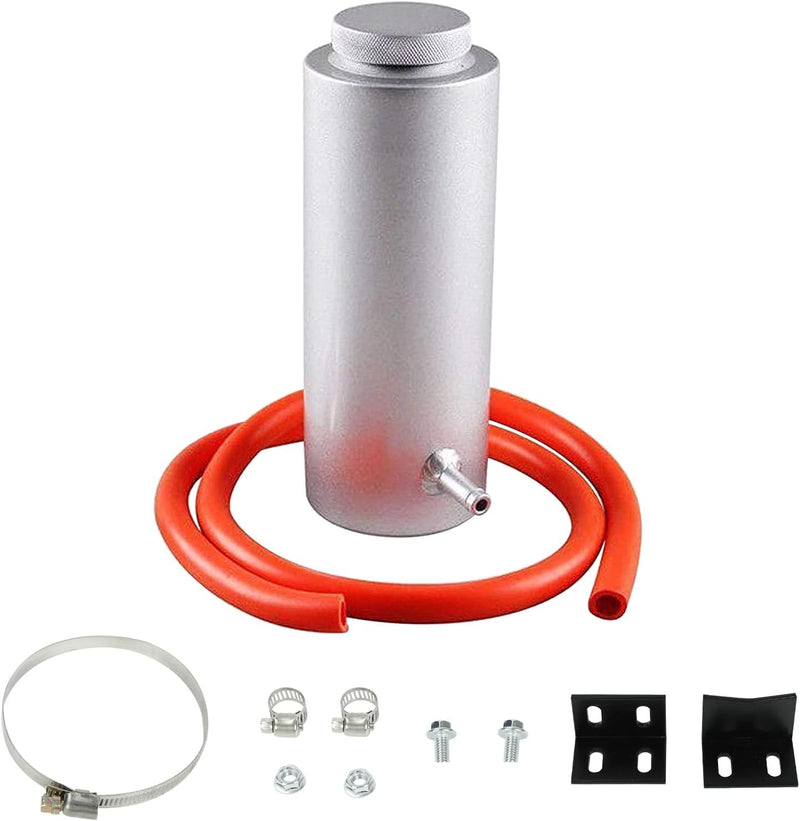 Universal Radiator Coolant Catch Tank Overflow Reservoir 800ml Aluminum