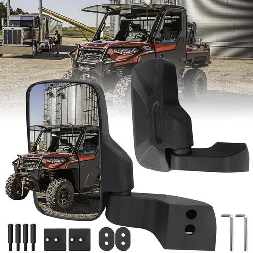 DURAFORCE 2889241 Door Mounted Side Mirrors for Polaris Ranger XP 1000 Crew 2018-2025 2X