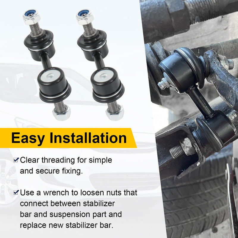 Front Sway Bar End Links Set for 2002-2016 Subaru Impreza Sedan 2 Pieces