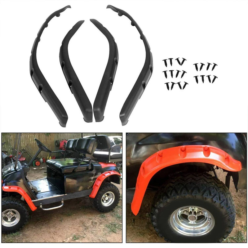 Front Rear Fender Flares w/Hardware for Yamaha G14 G16 G19 G20 G22 Golf Cart