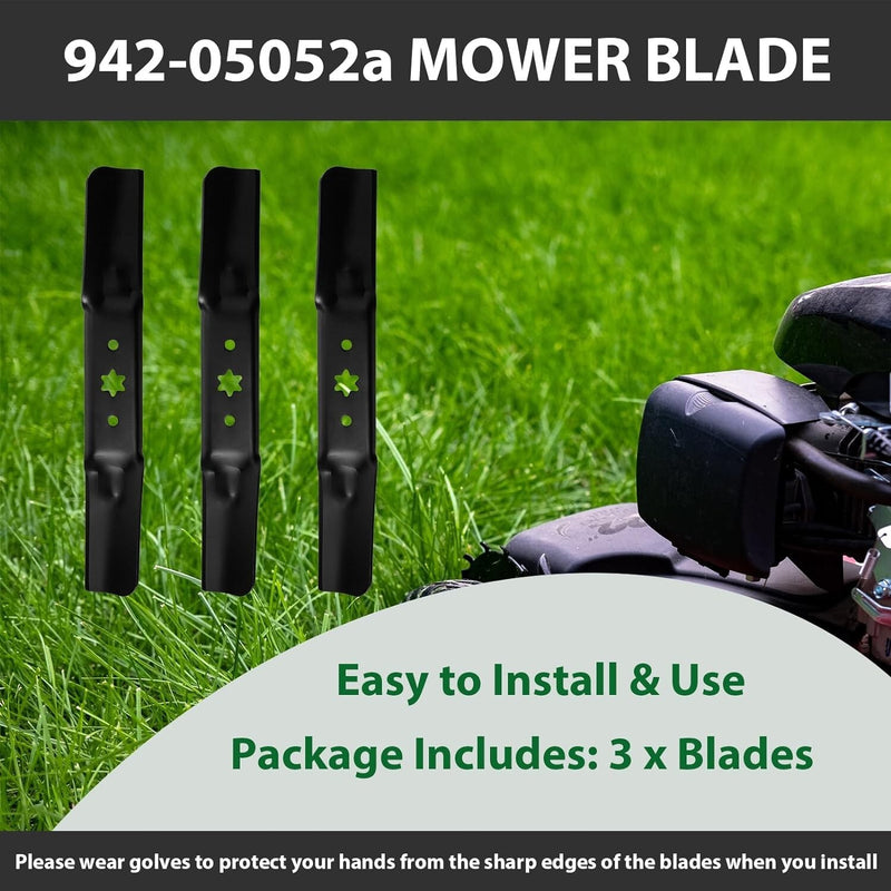 50in Cut Mower Blade Replaces 942-05052A 742-05052A for MTD Cub Cadet Troy-Bilt