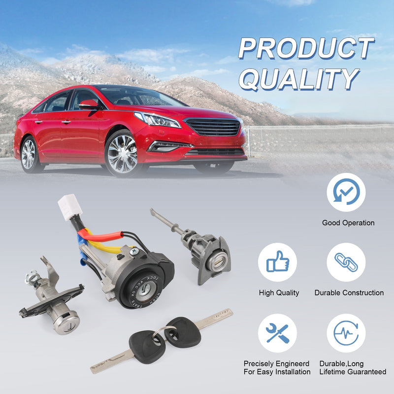 81970-3SA00 Ignition Switch Front Left Door Lock Barrel for Hyundai Sonata 09-14