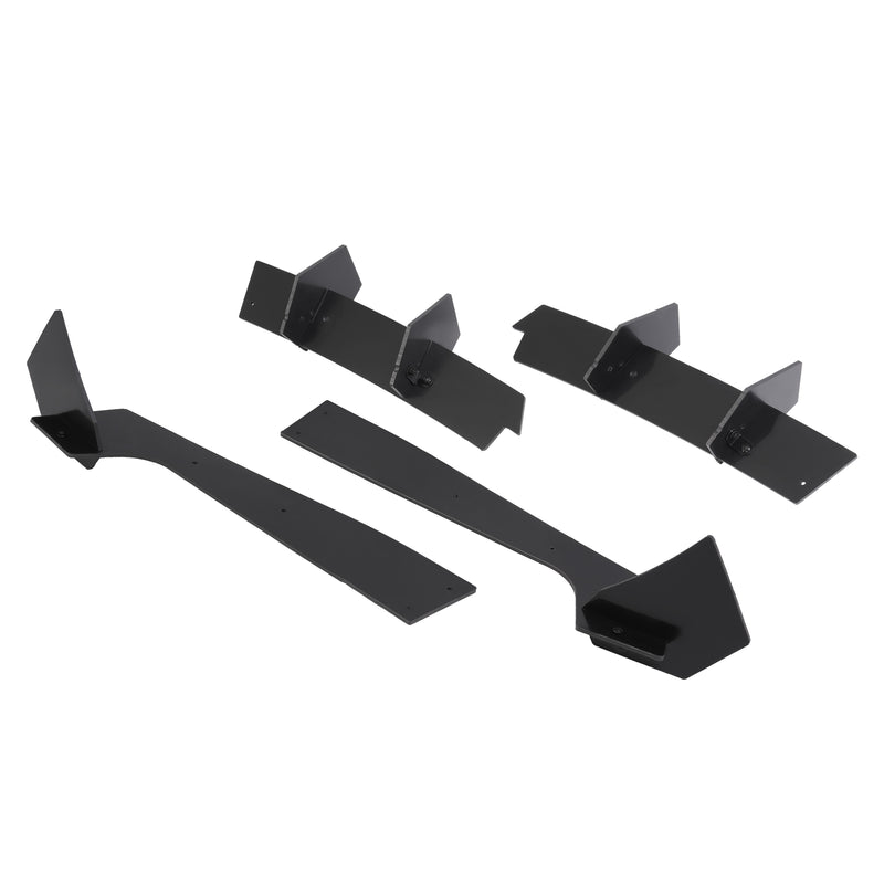 Rear Bumper Diffuser Rear Side Splitter PE for Ford Mustang 2018-2021 19 20