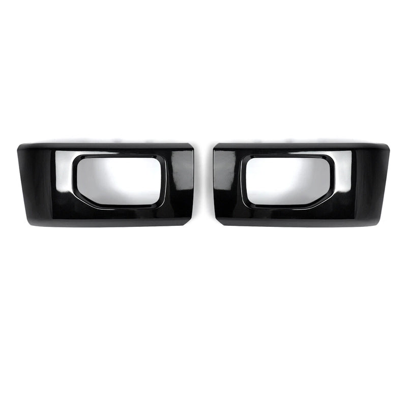 DURAFORCE For Ford F-150 2015-2017 Front Upper Grille+Bumper Face Bar End Side Gloss Black