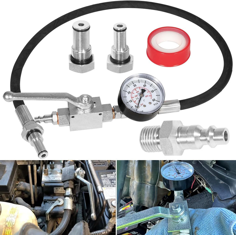 6.0L High Pressure Oil System IPR Air Test Tool for Ford Powerstroke 7.3L