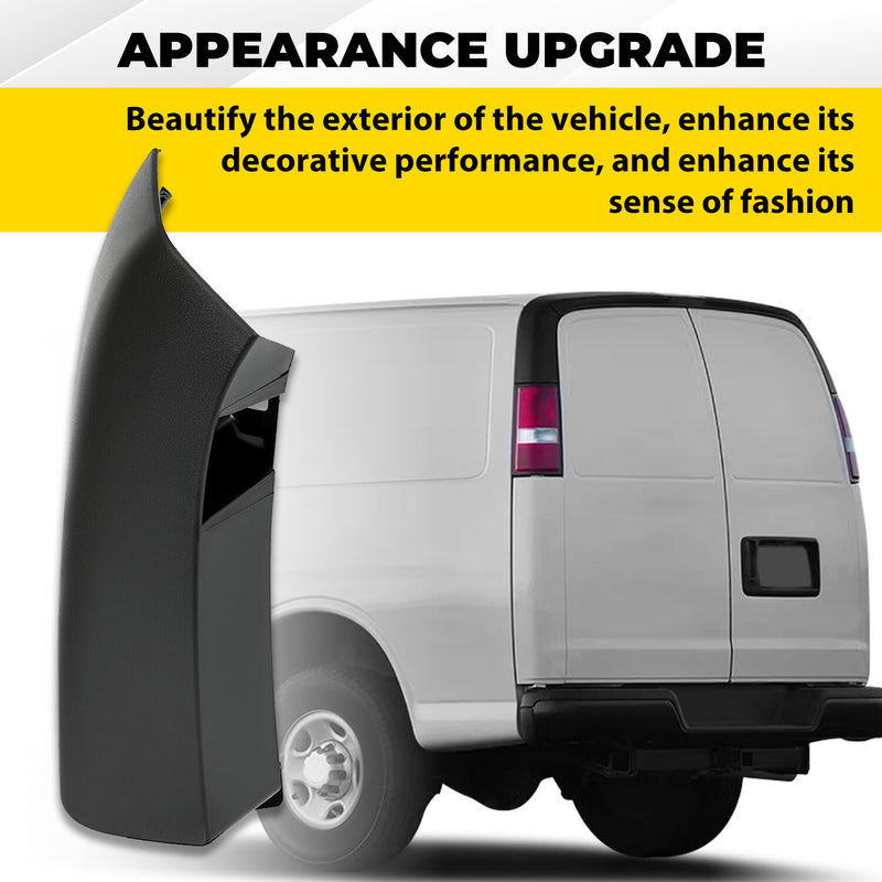 Exterior Left Side Molding Applique for Chevy Express for GMC Savana 2003-23