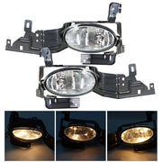 DURAFORCE For 2011-2012 Honda Accord Sedan Clear Fog Lights Bumper Driving Lamps+Switch