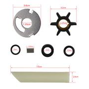 DURAFORCE 47-39074 Water Pump Impeller Repair Kit for Mercury Outboards 4 4.5 7.5 9.8 HP