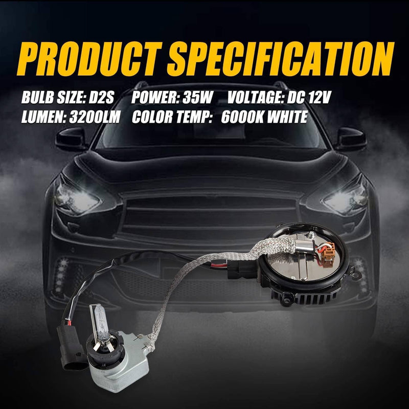 28474-89904 HID Xenon Headlight Ballast Igniter Cord Bulb for Nissan Infiniti