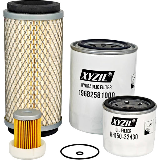 DURAFORCE Maintenance Filter Kit for Mahindra Engine Oil Fuel Outer Air HST