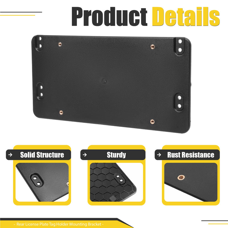 Rear License Plate Bracket Mount Tag Holder for Mercedes-Benz AMG +10 Screws