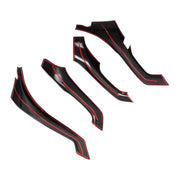 DURAFORCE Interior Door Armrest Cover Trim for Acura TSX 2009-2014 Gloss Black 4Pcs