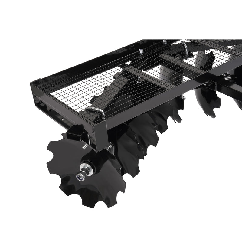 4FT Tow-Behind Notched Disc Harrow for ATV UTV Trailer Tilling w/ 2" Towball