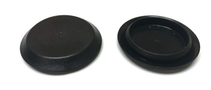 DURAFORCE Flush Mount Hole Plug 1 1/4 Inch Black Plastic Sheet Metal Auto Body Panel 5