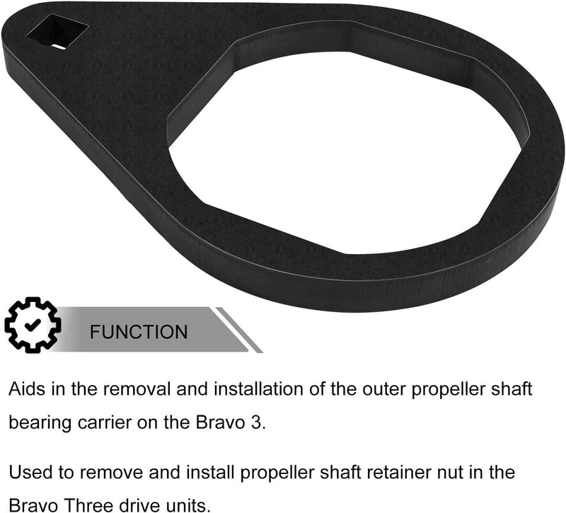 91-8053741,91-805374 Bearing Carrier Retainer Wrench Tool for Mercruiser Bravo 3
