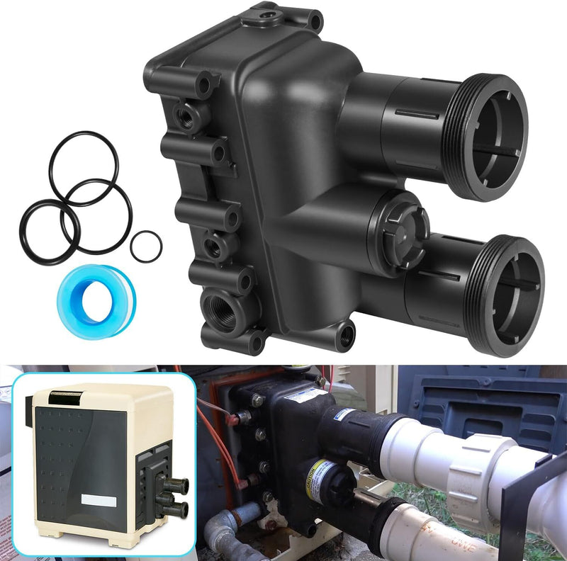 Pool Heater Manifold Assembly Replacement Kit for Pentair MasterTemp 300 400