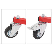 DURAFORCE Rotating Portable Wheel Paint Stand Rim Painting Rack Holder Drying Repair