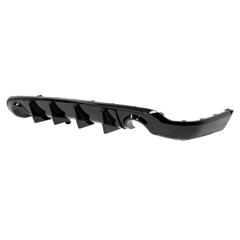 DURAFORCE Rear Bumper Diffuser Dual Exhaust for Dodge Durango 2011-2025 Glossy Black