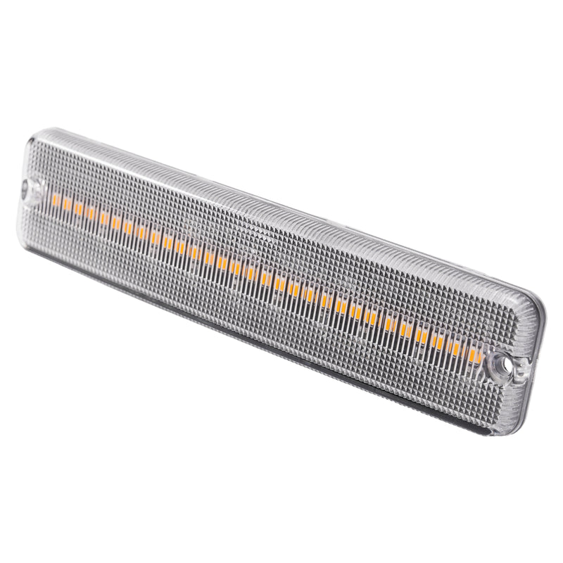 Front Fender LED Side Marker Lights Bumper Lamps for Jeep Wrangler YJ 1987-1995