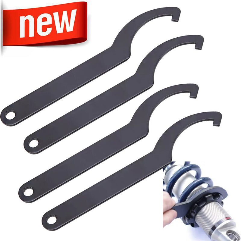 4pcs Pack C Spanner Wrench Hook Tool for Motorcycle Bike Shock Absorber Adjuster