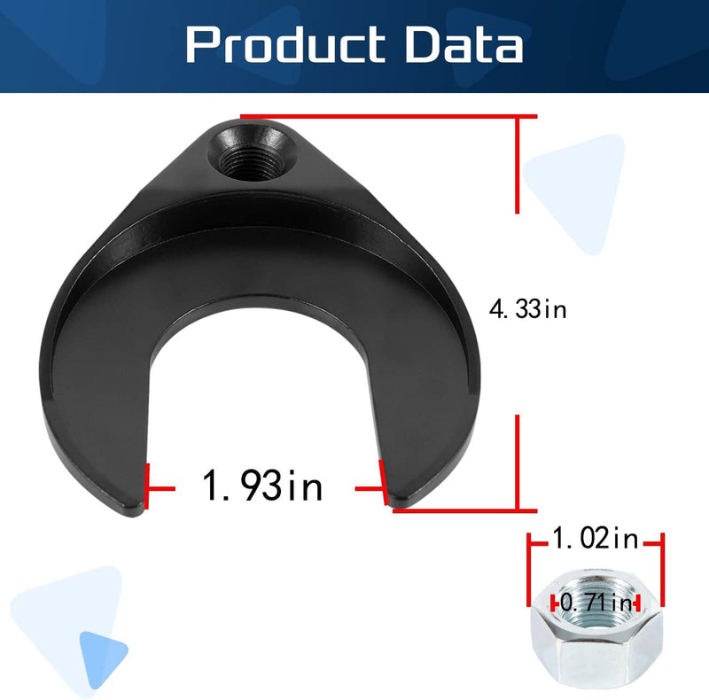 48mm Inner CV Axle Removal Tool for 5/8-18 Front Wheel Drive Pulley