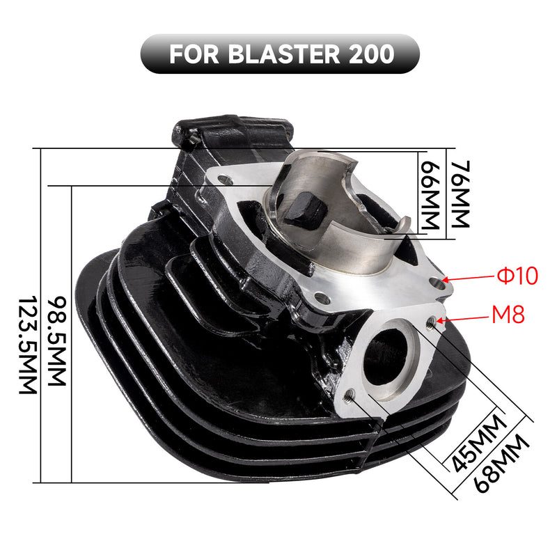 Piston Cylinder Crank Motor Rebuild Gasket Kit for Yamaha Blaster 200 1988-2006