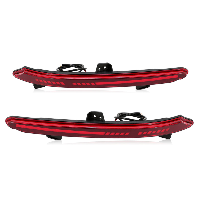 Rear Bumper Lamp Red LED Reflector Tail Light for Honda Accord 2018 2019-2022