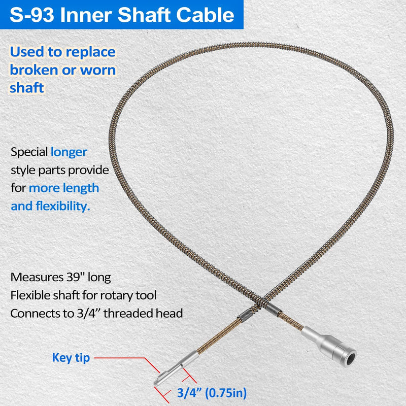 Flexshaft Inner Shaft & Outer Sheath Set for Foredom CC LR S SR TX Series