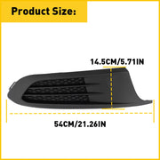 DURAFORCE Upper & Lower Grille & Fog Light Covers SET for VW for Volkswagen Jetta 11-14