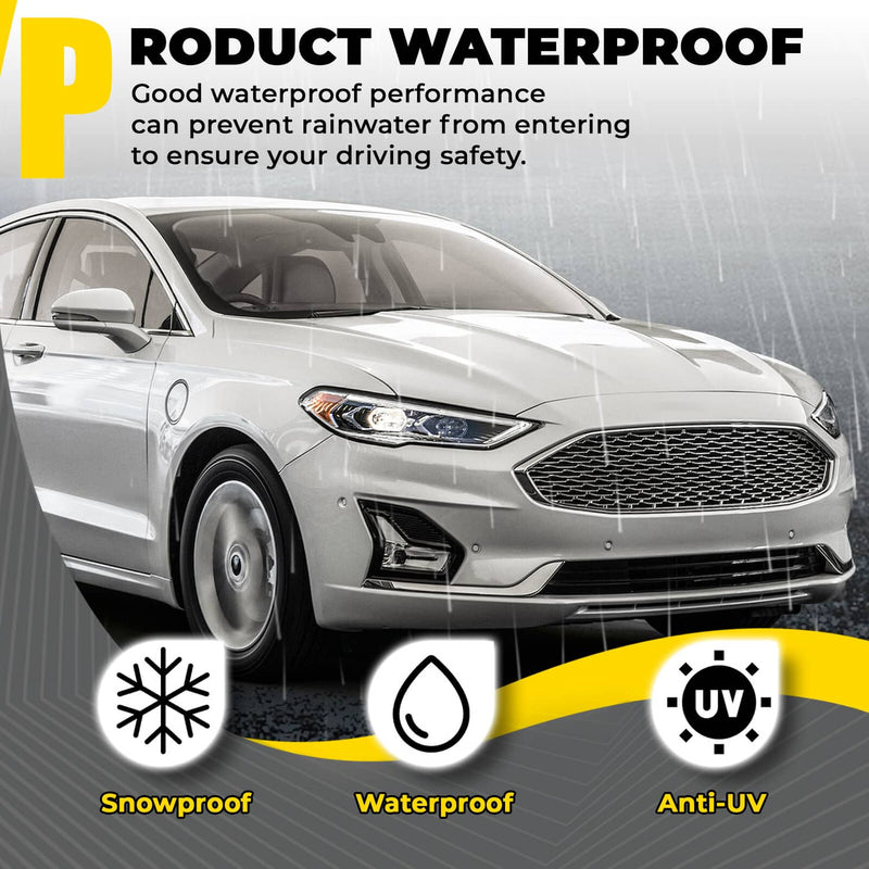 DURAFORCE LED Front Passenger Right Side Fog Light Clear Lens for Ford Fusion 2019-21