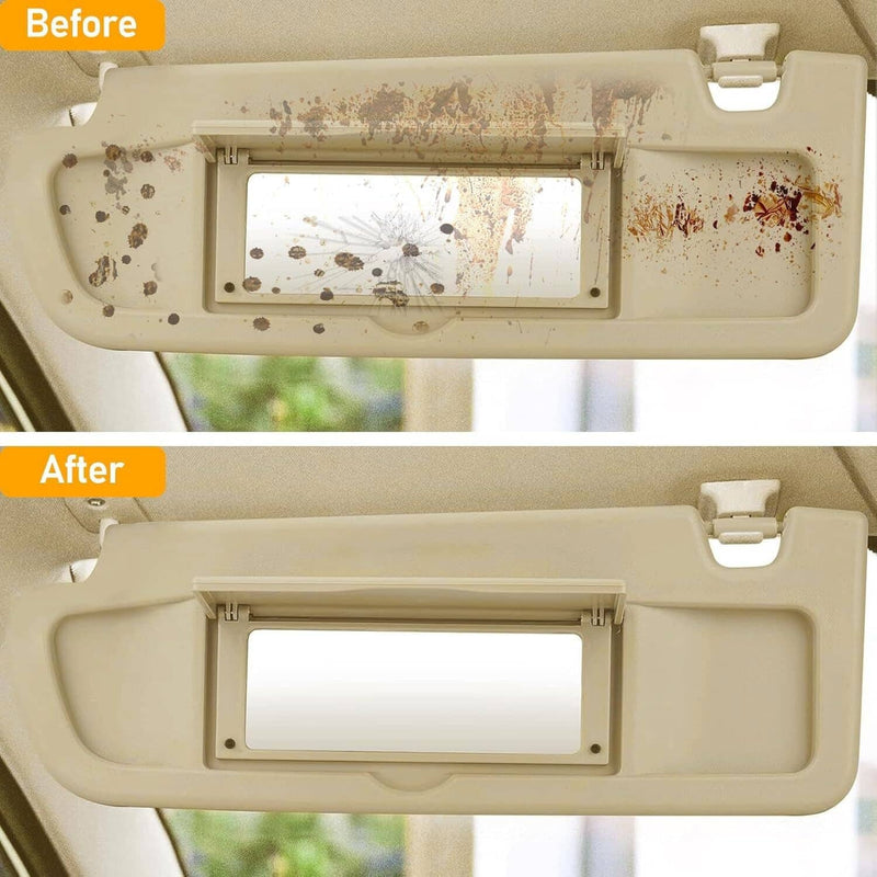 Beige Sun Visor Left Right Kit for 2006-2011 Honda Civic 2 Pieces