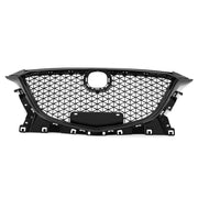 DURAFORCE 15 Honeycomb Upper Grille Bumper Assembly Set for Mazda 3 Axela 2014-2016 Black