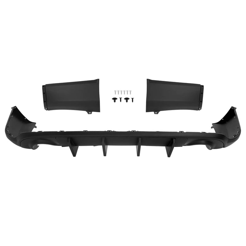 DURAFORCE Rear Shark Fin Diffuser Matte Black for Dodge Durango 2011-2025