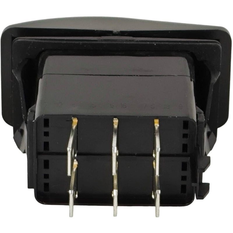 DURAFORCE VLD1S00B-AZC00-000 Momentary Rocker Switch 20A 12VDC Sealed Non-Illuminated DPDT