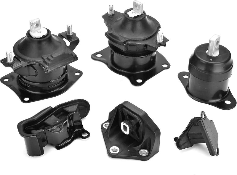 A4527HY A4526H 6Pcs Engine & Trans Mounts Kit for 03-07 Honda Accord 3.0L