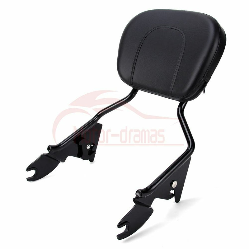 Backrest Sissy Bar Luggage Rack & Docking Kit for Harley Touring Glide 2009-2024